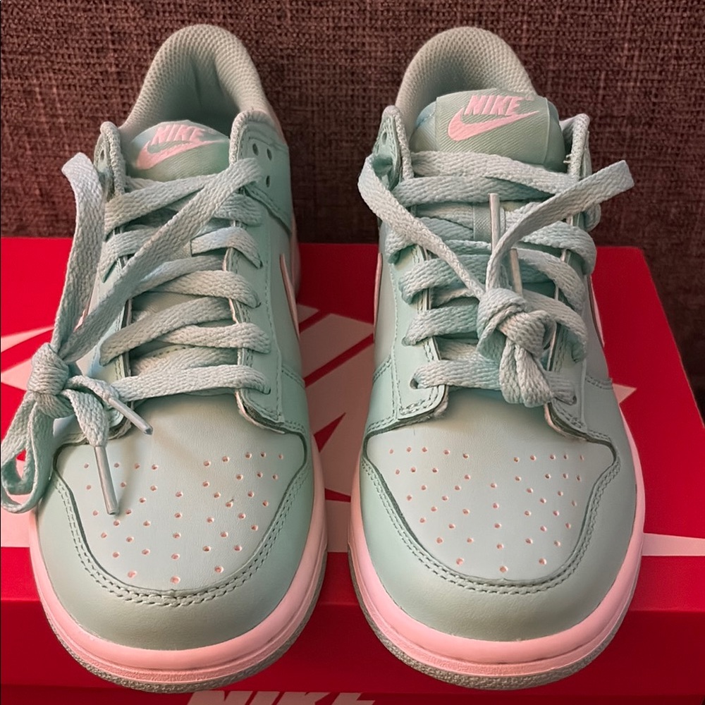 New! Nike Kids Mint Green Sneakers